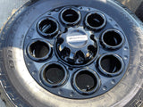 20" Ford F-250 F-350 OEM black TREMOR 10484 10299 wheels rims BRIDGESTONE NEW Texas Truck Tire