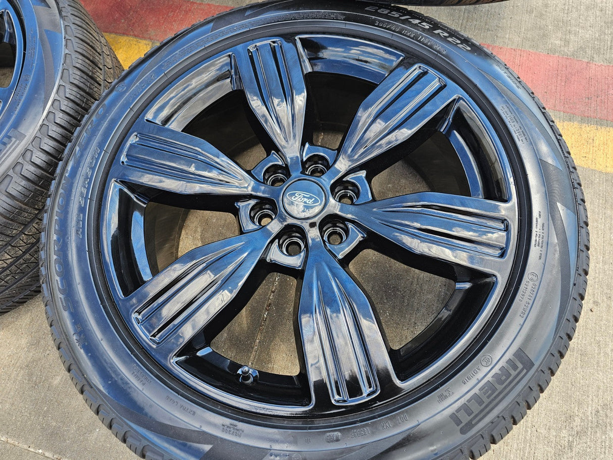 22" Ford F-150 LIMITED OEM rims wheels 10442 Expedition 2023 2024 2025 2026 NEW Texas Truck Tire