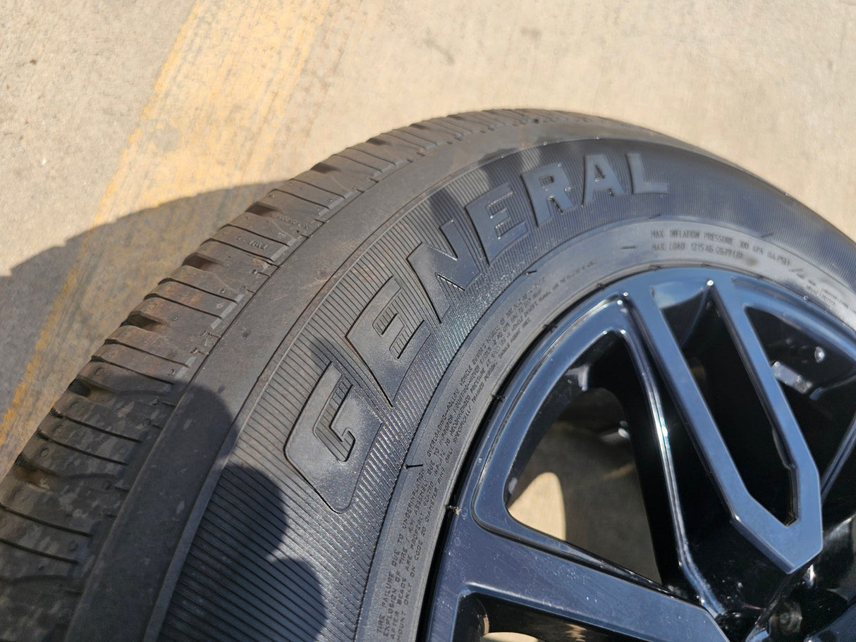 20" GMC Sierra Yukon Chevy OEM black 5914 5918 wheels rims 2023 2024 2025 2026 Texas Truck Tire