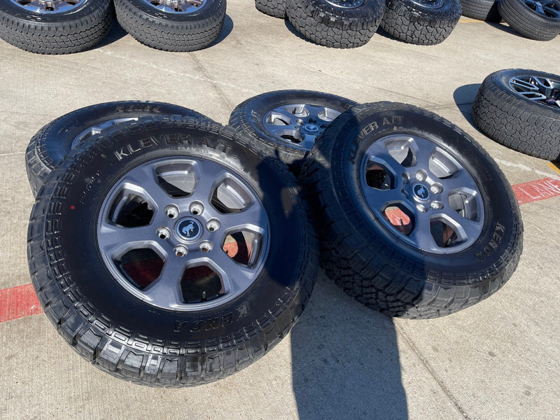 17" Ford Bronco Big Bend wheels rims 10384 OEM Ranger tires KENDA Texas Truck Tire