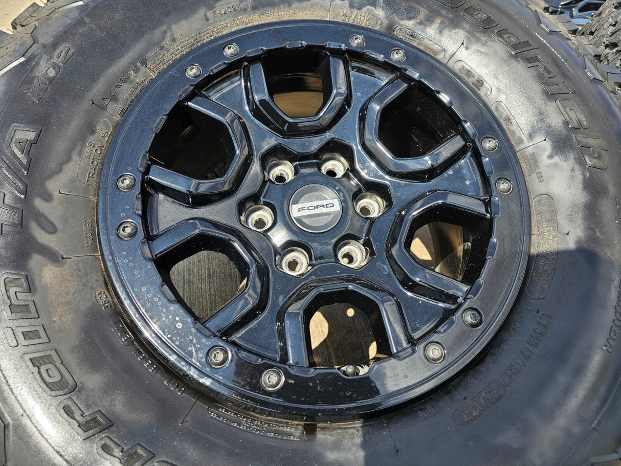 17" Ford Bronco SASQUATCH wheels rims BEADLOCK 10388 Ranger tires BFG KO2 A/T Texas Truck Tire