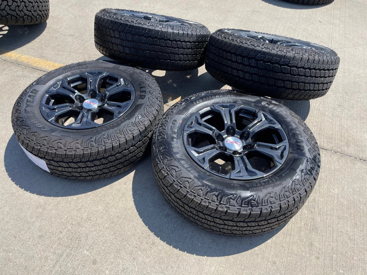 18" GMC Sierra Canyon Chevy Tahoe Colorado OEM 5910 wheels rims 2024 2025 NEW Texas Truck Tire