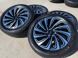 22" Lincoln Navigator OEM 10666 rims wheels BLACK LABEL 2025 2026 MICHELIN NEW Texas Truck Tire