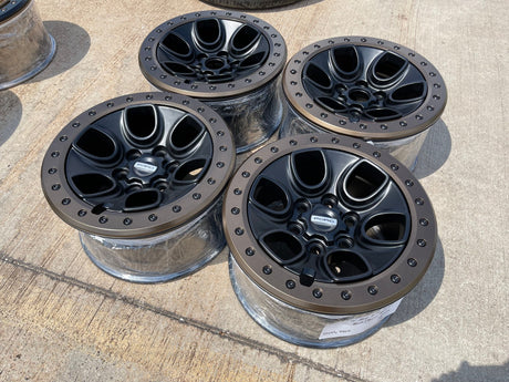 17" Ford F-150 Raptor OEM BEADLOCK rims wheels 10459 95210 BRONZE 2025 2026 NEW Texas Truck Tire