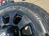 20" Ford F-250 F-350 Tremor OEM Black 10101 rims wheels tires NEW Texas Truck Tire