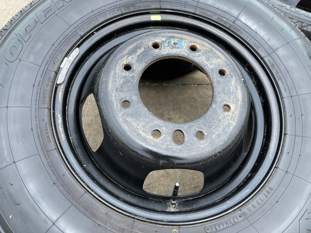 17" Dodge Ram 3500 Dually Laramie 8x200 wheels rims 2703 2704 OEM TOYO NEW Texas Truck Tire