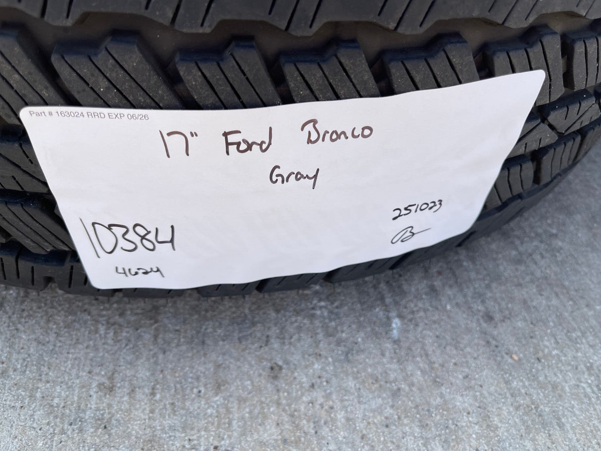 17" Ford Bronco HERITAGE OEM 10384 wheels rims tires Texas Truck Tire