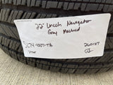 22" Lincoln Navigator OEM 94225 rims wheels BLACK LABEL 2025 2026 MICHELIN Texas Truck Tire