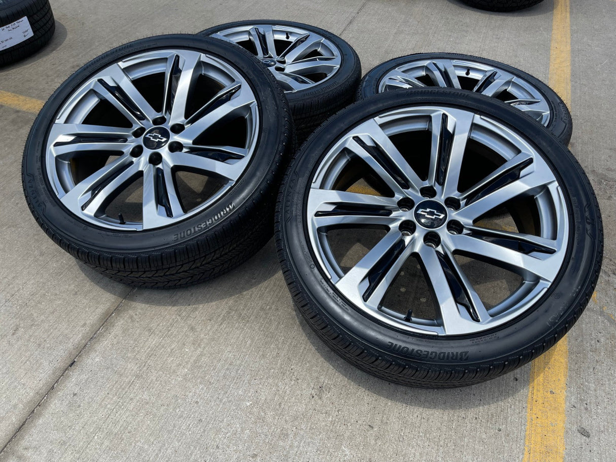 24" Chevy Tahoe Silverado OEM wheels rims tires Escalade 2023 2024 2025 2026 NEW Texas Truck Tire