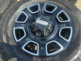 20" Ford F-250 F-350 OEM Lariat Platinum wheels rims 10486 tires 2024 2025 Texas Truck Tire