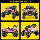 Premium 24V Electric Kids Jeep with 2X200W Battery, Remote Control, and 3-Speed Options