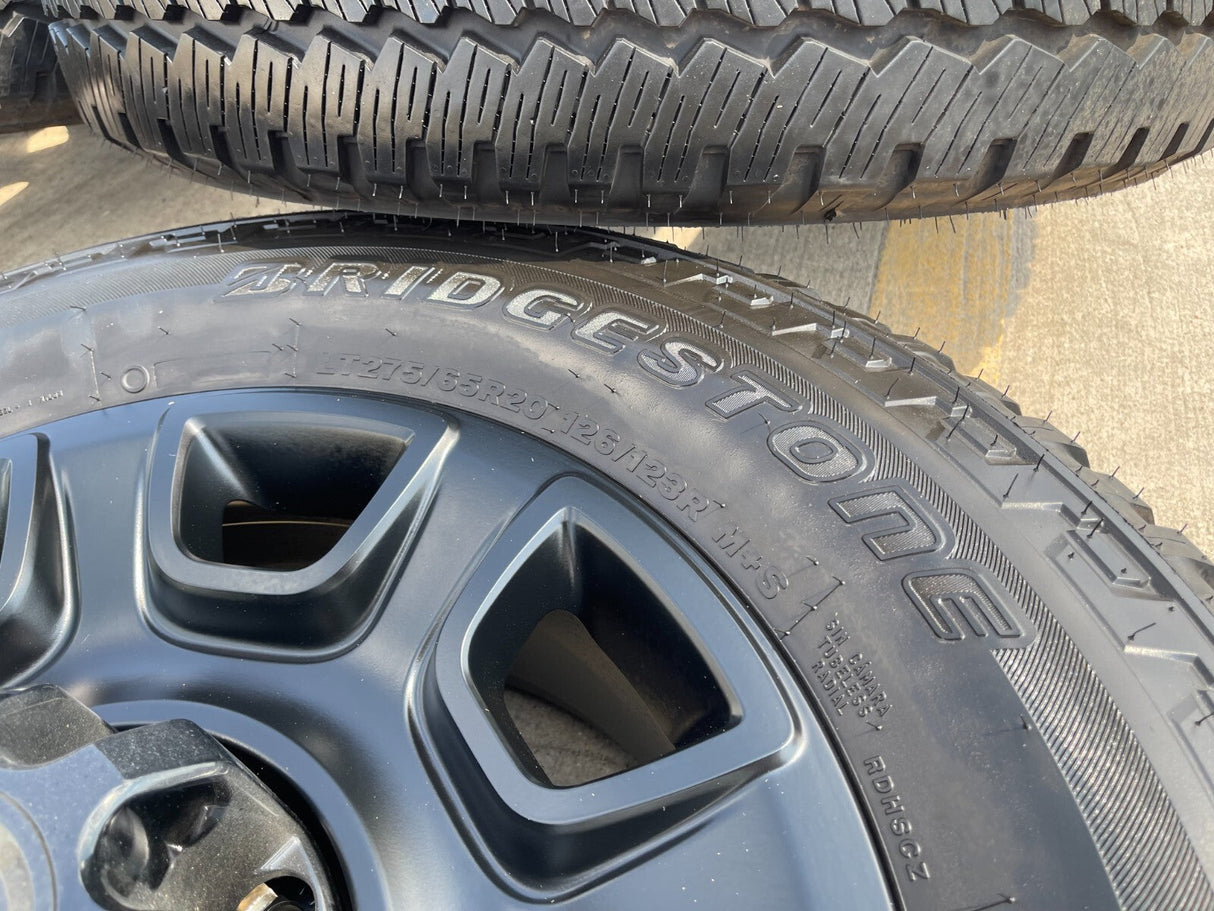 20" Ford F-250 F-350 OEM Lariat Platinum wheels rims 10486 tires 2025 2026 NEW Texas Truck Tire