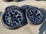 20" Dodge Ram 1500 OEM 94059 Laramie wheels rims 68583860AA 2024 2025 2026 Texas Truck Tire