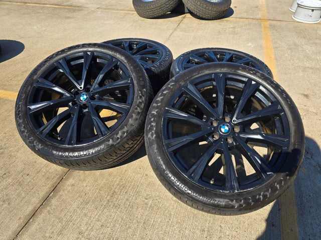 22" BMW X5 X6 X7 OEM 86534 86539 Series wheels rims tires CONTINENTAL Texas Truck Tire