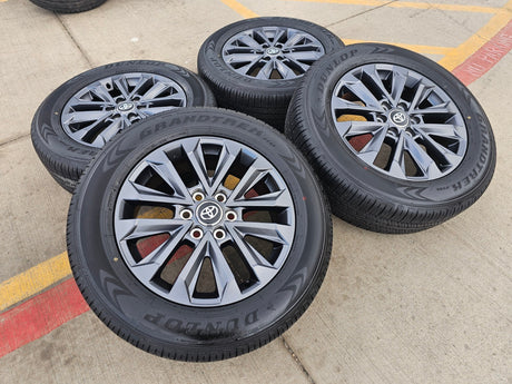 20" Toyota Land Cruiser OEM wheels rims Tundra Sequoia 2024 2025 2026 NEW Texas Truck Tire
