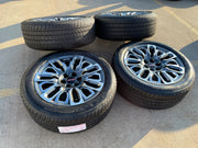 22" GMC Yukon Chevy Tahoe Escalade OEM 95486 wheels rims 2024 2025 2026 NEW Texas Truck Tire