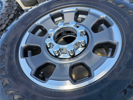 18" Ford F-250 F-350 OEM TREMOR rims wheels 10482 R/T 35" 2024 2025 2026 NEW Texas Truck Tire