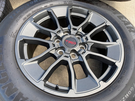20" Toyota Tundra TRD OEM wheels rims 95314 65196 Sequoia gray GOODYEAR Texas Truck Tire