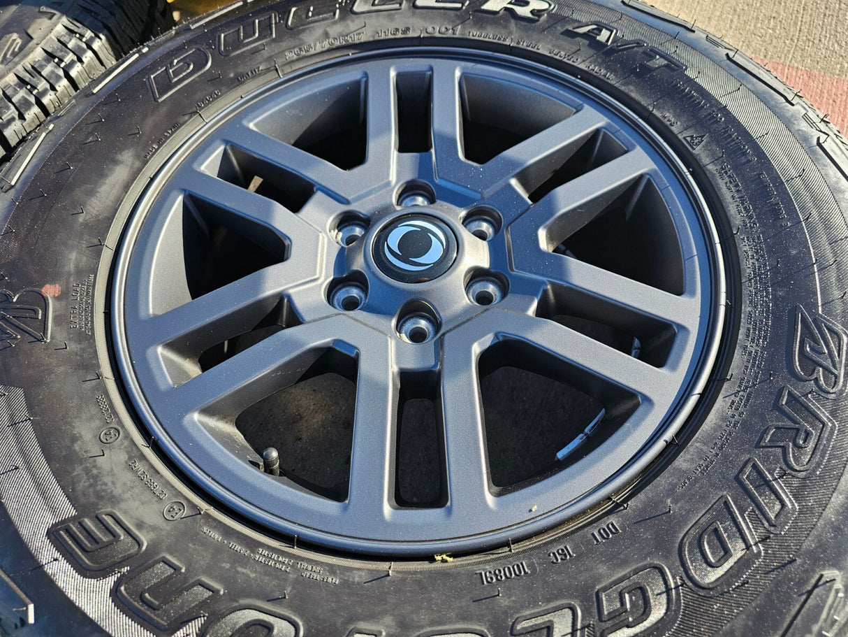 17" INEOS Grenadier OEM wheels rims tires 2023 2024 2025 2026 NEW Texas Truck Tire