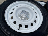 17" Ford Maverick Bronco Sport WHITE rims wheels 10415 OEM NEW Texas Truck Tire
