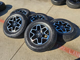 18" Ford Bronco wheels rims black 10389 Ranger tires 2023 2024 2025 2026 A/T Texas Truck Tire