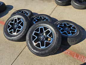 18" Ford Bronco wheels rims black 10389 Ranger tires 2023 2024 2025 2026 A/T Texas Truck Tire