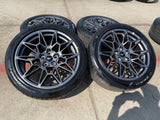 19" Ford Mustang GT Track Pack OEM 10600 10603 wheels rims 2025 2026 2027 NEW Texas Truck Tire