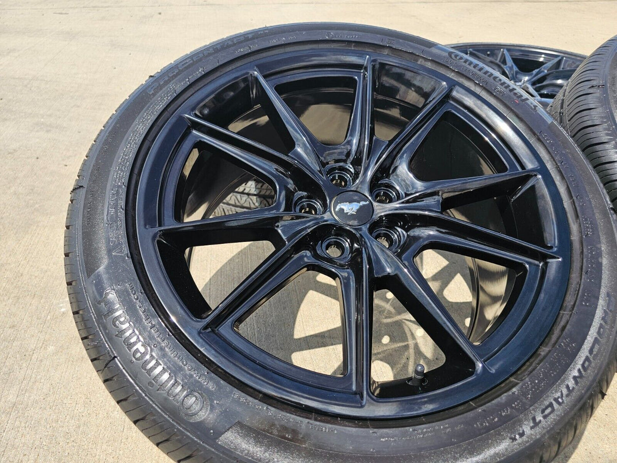 19" Ford Mustang Stealth GT OEM wheels rims 95759 tires 2022 2023 2024 2025 NEW Texas Truck Tire