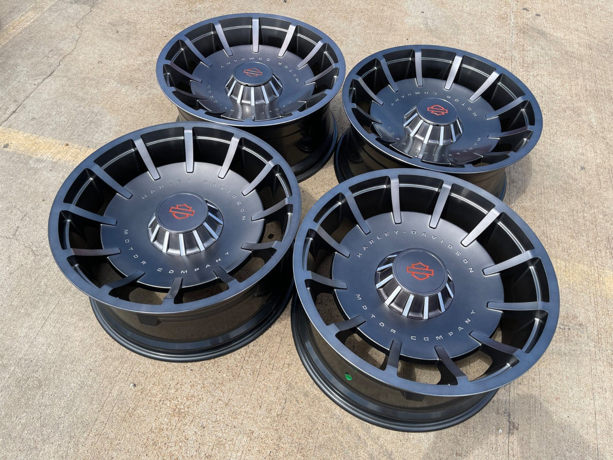22" 22x10 Chevy Silverado Tahoe Suburban HARLEY DAVIDSON OEM wheels rims Texas Truck Tire