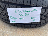 18" Kia Telluride X-PRO OEM wheels rims Sorento Sedona CONTINENTAL 2026 2027 NEW Texas Truck Tire