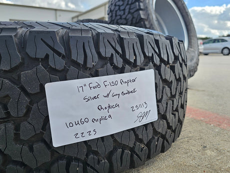 17" Ford F-150 Raptor R OEM Replica BEADLOCK 10460 rims wheels 35" tires BFG NEW Texas Truck Tire