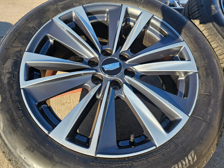22" Cadillac Escalade Platinum OEM wheels rims NO tires 2024 2025 2026 NEW Texas Truck Tire