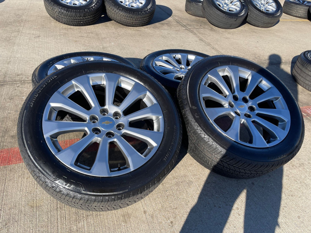 22" Chevy Silverado High Country OEM 5922 wheels rims Tahoe 2024 2025 2026 NEW Texas Truck Tire