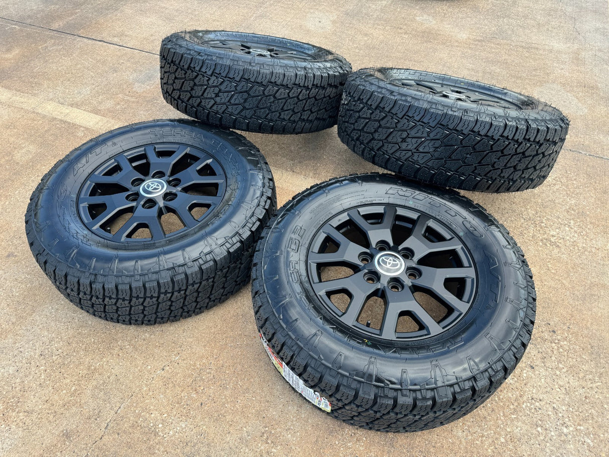 17" Toyota Tacoma 4Runner TRD OEM 10637 94254 wheels rims 2025 2026 NEW NITRO G2 Texas Truck Tire