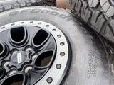 17" Ford F-150 Raptor OEM BEADLOCK rims wheels 10459 95210 BFG KO2 37" tires NEW Texas Truck Tire