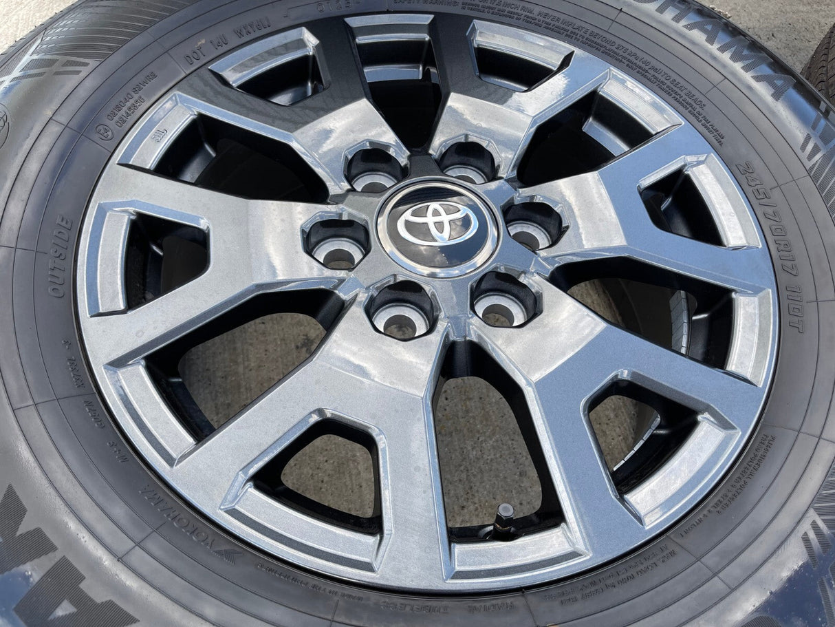 17" Toyota 4Runner Tacoma TRD OEM 94254 10637 wheels rims 2024 2025 2026 NEW Texas Truck Tire
