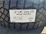 18" GMC Sierra AT4X Chevy Trail Boss 2500 OEM 14136 wheels rims GOODYEAR 35" NEW Texas Truck Tire