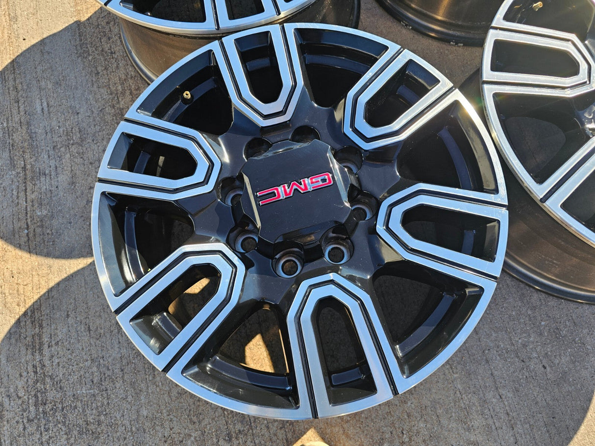 20" GMC Sierra AT4 2500 3500 OEM wheels rims 5950 Silverado 2023 2024 2025 2026 Texas Truck Tire