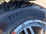 18x9 GEAR 737 wheels rims tires Ford F-150 Chevy RAM 1500 Tacoma 6x139 6x135 Texas Truck Tire
