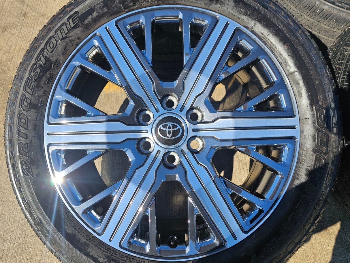22" Toyota Tundra Sequoia OEM wheels rims 75282 Land Cruiser GX550 CAPSTONE Texas Truck Tire