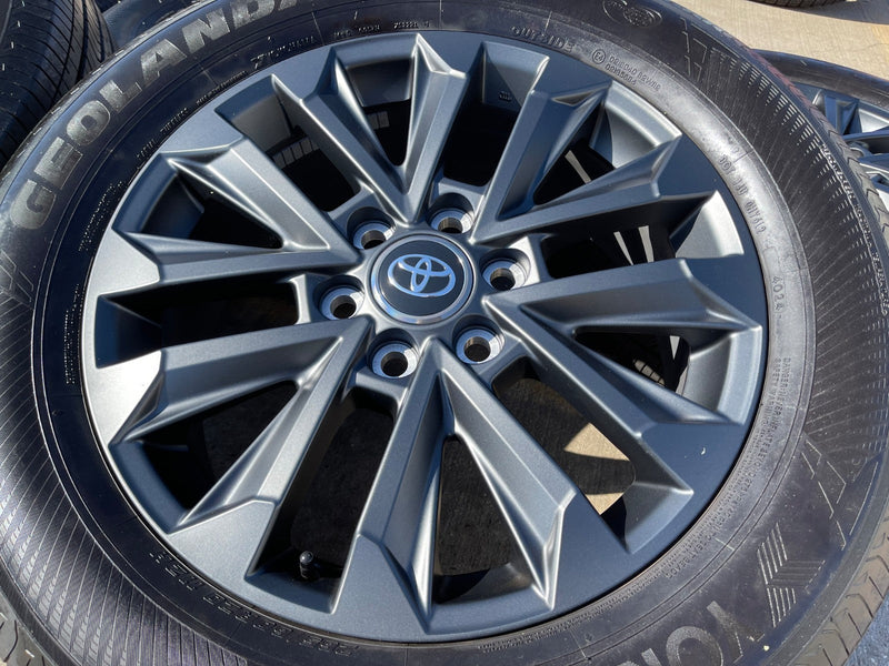 (5) 20" Toyota Land Cruiser OEM wheels rims 94057 Tundra Sequoia 2024 2025 2026 Texas Truck Tire