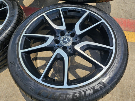 20" Mercedes E43 E53 E400 AMG S580 S65 S63 OEM 85543 85544 wheels rims Texas Truck Tire
