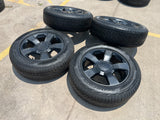 20" Chevy Silverado Tahoe OEM Replica wheels rims black 5651 Texas Truck Tire