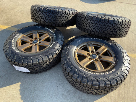 17" Ford F-150 BRONZE Tremor OEM 10339 rims wheels tires BFG KO2 A/T NEW Texas Truck Tire