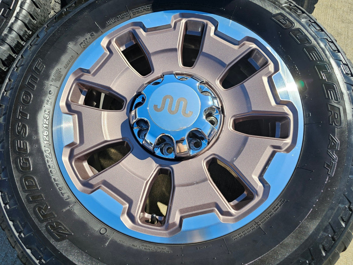 20" Ford F-250 F-350 OEM 10487 LIMITED KING RANCH tan wheels rims 2024 2025 2026 Texas Truck Tire