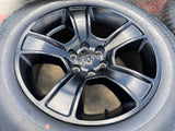 20" Dodge Ram 1500 OEM LIMITED Black 2676 2723 wheels rims NEW HANKOOK A/T2 Texas Truck Tire