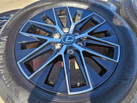 20" Lexus GX550 OEM wheels rims Toyota Land Cruiser Tundra 10545 LX600 YOKOHAMA Texas Truck Tire