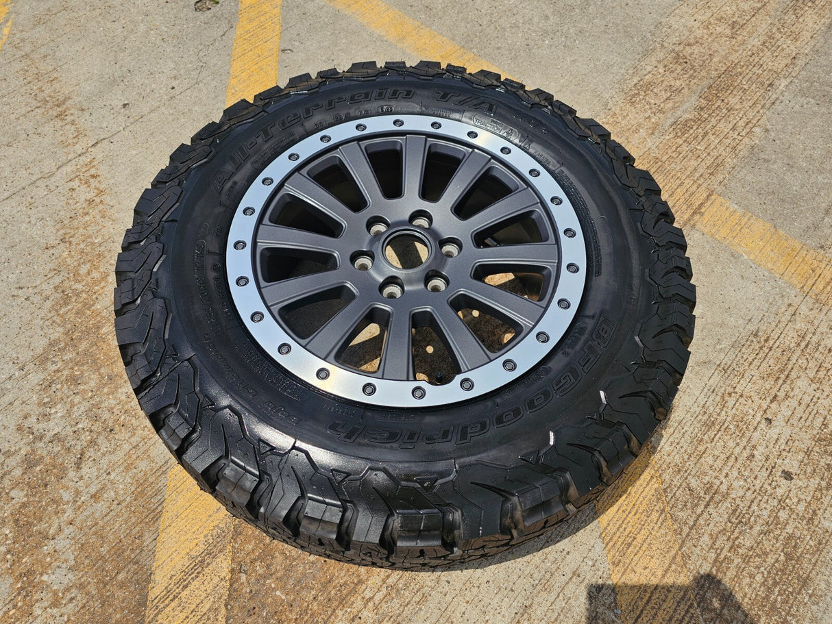 (1) 18" INEOS Grenadier OEM wheel rim beadlock 2023 2024 2025 2026 NEW BFG Texas Truck Tire