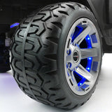 12V CHILDREN'S RIDE-ON JEEP TRUCK CAR, DUAL POWERFUL MOTORS, TWO SEAT CAPACITY, HIGH-GRIP TYRES, LED LIGHTS & REMOTE CONTROL