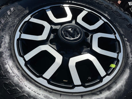 18" Ram 2500 3500 LARAMIE OEM wheels rims 2694 tires 2023 2024 2025 NEW Texas Truck Tire
